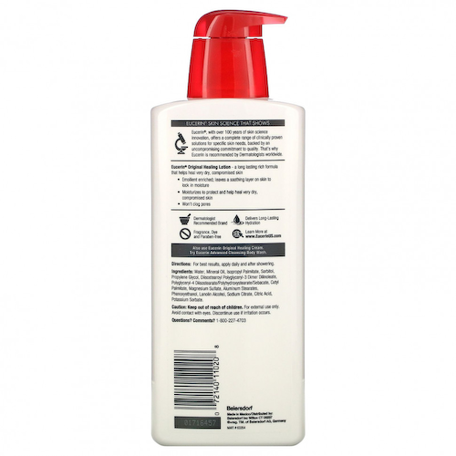 Eucerin, Оригинальный лечебный лосьон, 500 мл (16,9 жидкой унции) #1