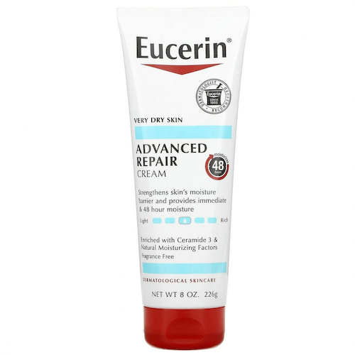 Eucerin, Улучшенный восстанавливающий крем, без отдушек, 226 г (8 унций) #1