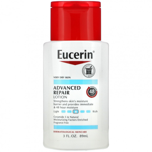 Eucerin, Улучшенный восстанавливающий лосьон, без отдушек, 89 мл (3 жидк. Унции) #1