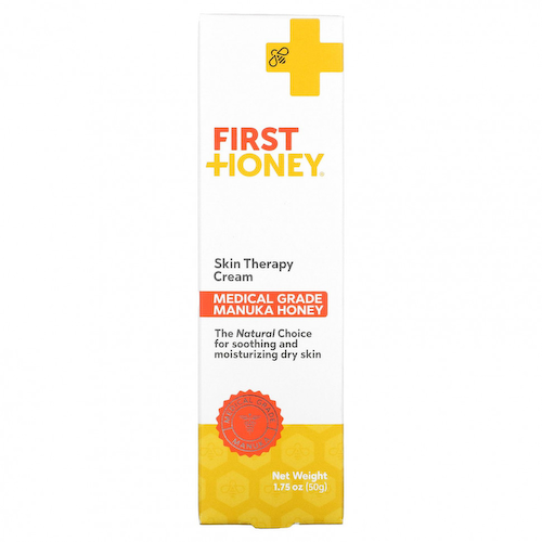 First Honey, Крем для лечения кожи с медом Manuka, 1,75 унции (50 г) #1