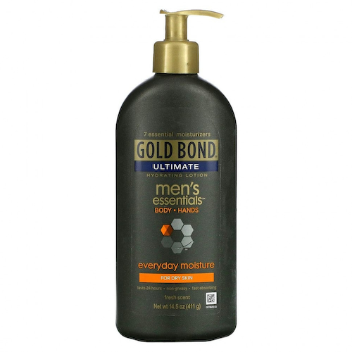Gold Bond, Men's Essentials, идеальный увлажняющий лосьон, свежий аромат, 411 г (14,5 унции) #1