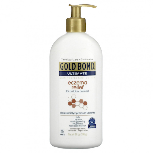 Gold Bond, Ultimate, защитный лосьон для кожи, для снятия экземы, 396 г (14 унций) #1