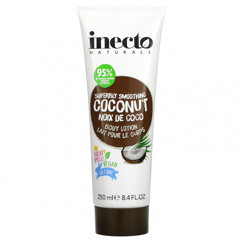 Inecto, Разглаживающий лосьон для тела с кокосом, 250 мл (8,4 жидк. Унции) #1