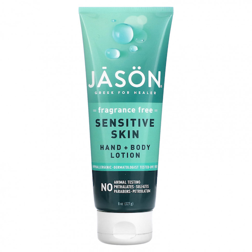 Jason Natural, Лосьон для рук и тела для чувствительной кожи, без отдушек, 227 г (8 унций) #1