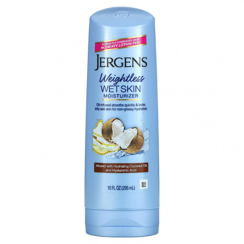 Jergens, Увлажняющее средство Wet Skin Moisturizer для нанесения на влажную кожу, с кокосовым маслом, 295 мл #1