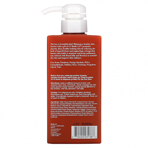 Medix 5.5, Manuka Honey + Collagen Lotion, 15 fl oz (444 ml) #1