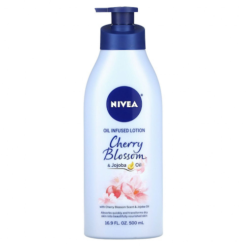Nivea, Oil Infused Lotion, масло цветков вишни и жожоба, 500 мл (16,9 жидк. Унции) #1