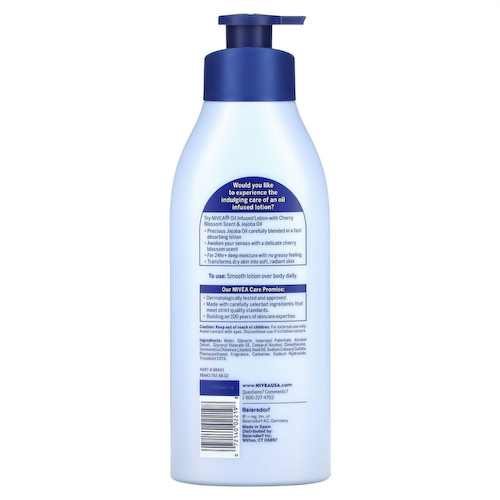 Nivea, Oil Infused Lotion, масло цветков вишни и жожоба, 500 мл (16,9 жидк. Унции) #1