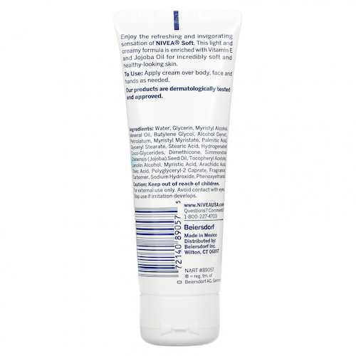 Nivea, Освежающий мягкий увлажняющий крем, 2,6 унц. (74 г) #1