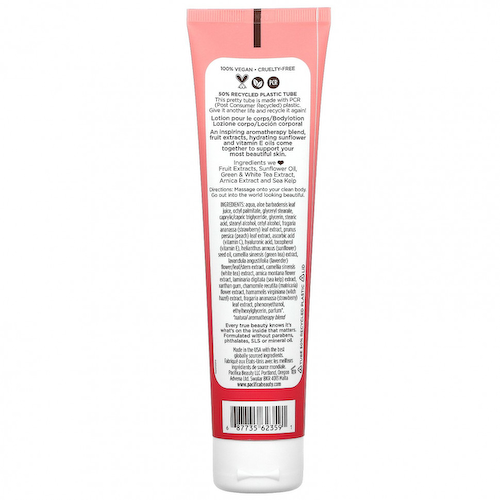 Pacifica, Strawberry Peach, Body Lotion, 5 fl oz (147 ml) #1
