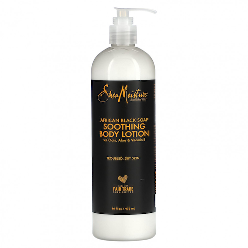 SheaMoisture, African Black Soap, успокаивающий лосьон для тела, 473 мл (16 жидк. Унций) #1