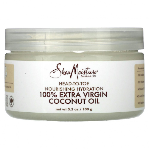 SheaMoisture, Питательное увлажнение для волос, 100% кокосовое масло холодного отжима, 100 г (3,5 унции) #1