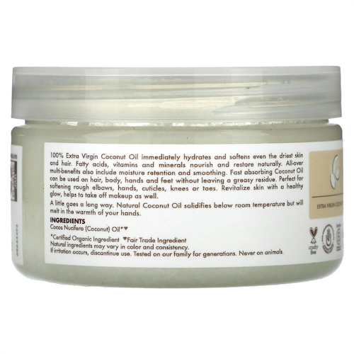 SheaMoisture, Питательное увлажнение для волос, 100% кокосовое масло холодного отжима, 100 г (3,5 унции) #1