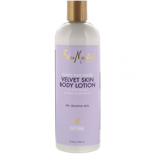 SheaMoisture, Purple Rice Water, бархатный лосьон для тела для кожи, 384 мл (13 жидк. Унций) #1