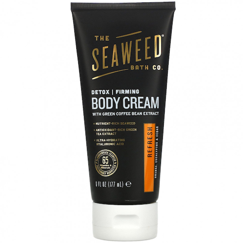 The Seaweed Bath Co., укрепляющий детокс-крем для тела, освежающий, апельсин, эвкалипт и кедр, 177 мл (6 жидк. унций) #1