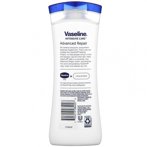 Vaseline, Intensive Care, Advanced Repair Body Lotion, Unscented , 10 fl oz (295 ml) #1