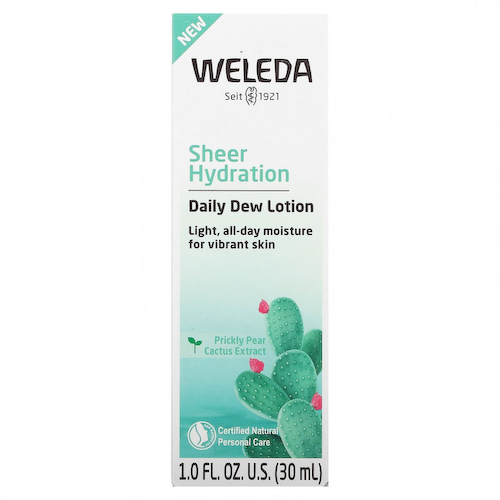 Weleda, Sheer Hydration, ежедневный увлажняющий лосьон, экстракт опунции, 30 мл (1 жидк. унция) #1