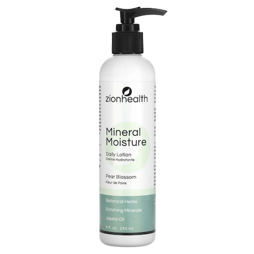 Zion Health, Mineral Moisture, ежедневный лосьон, цветы груши, 240 мл (8 жидк. Унций) #1