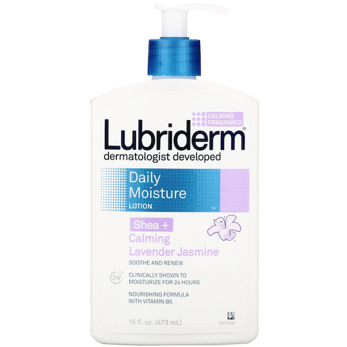 Lubriderm, Ежедневный увлажняющий лосьон, ши + успокаивающая лаванда и жасмин, 16 жидк. унц. (473 мл) #1