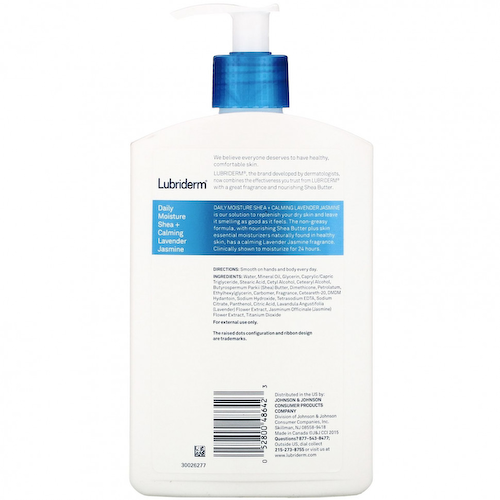 Lubriderm, Ежедневный увлажняющий лосьон, ши + успокаивающая лаванда и жасмин, 16 жидк. унц. (473 мл) #1