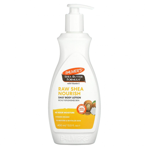 Palmer's, Shea Butter Formula, питательный лосьон для тела с необработанным маслом ши и витамином Е, для ежедневного применения, 400 мл (13,5 жидк. унции) #1