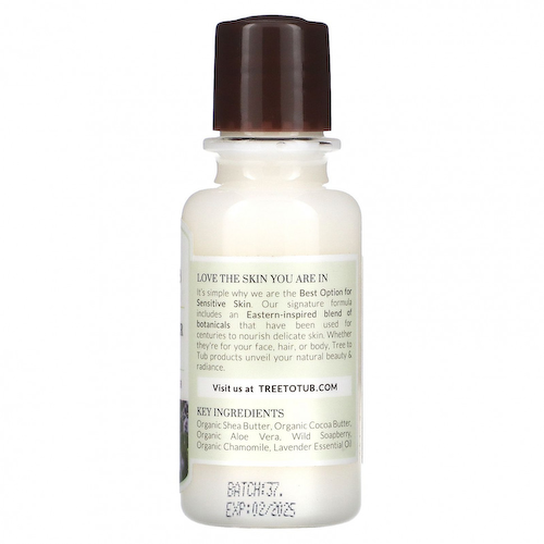 Tree To Tub, Shea Butter Moisturizing Body Lotion, Non-Greasy, Hydrating for Dry, Sensitive Skin, Lavender, 3 fl oz #1