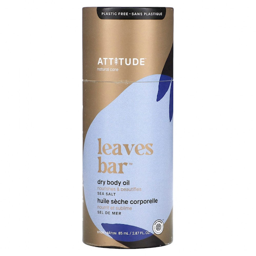 ATTITUDE, Leaves Bar, масло для сухого тела, морская соль, 85 мл (2,87 жидк. Унции) #1