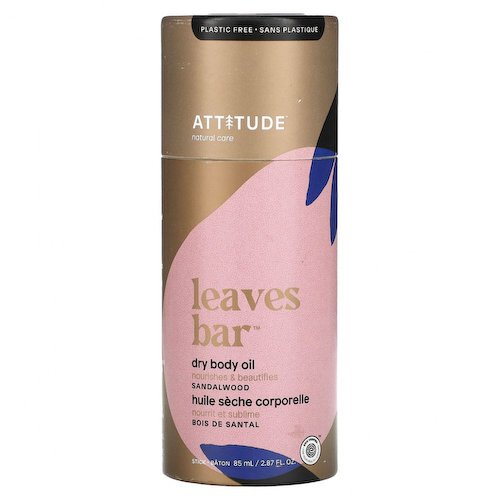 ATTITUDE, Leaves Bar, масло для сухого тела, сандаловое дерево, 1 шт., 85 мл (2,87 жидк. Унции) #1