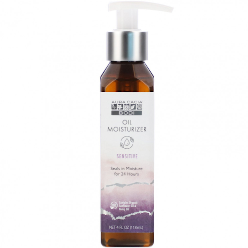 Aura Cacia, Bodi, Масляный увлажняющий крем, для чувствительной кожи, 4 жидких унции (118 мл) #1