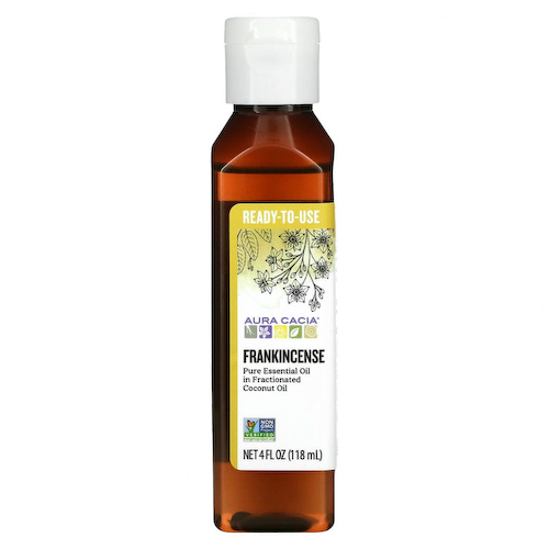 Aura Cacia, Чистое эфирное масло, ладан, 118 мл (4 жидк. Унции) #1