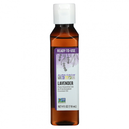 Aura Cacia, Чистое эфирное масло, лаванда, 118 мл (4 жидк. Унции) #1