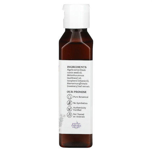 Aura Cacia, Масло для ухода за кожей, черное семя, 118 мл (4 жидк. Унции) #1
