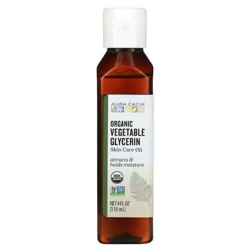 Aura Cacia, Vegetable Glycerin, Organic, Skin Care, 4 fl oz (118 ml) #1