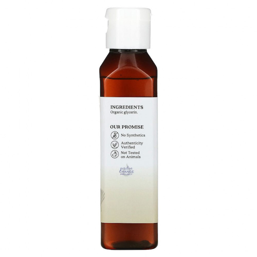 Aura Cacia, Vegetable Glycerin, Organic, Skin Care, 4 fl oz (118 ml) #1