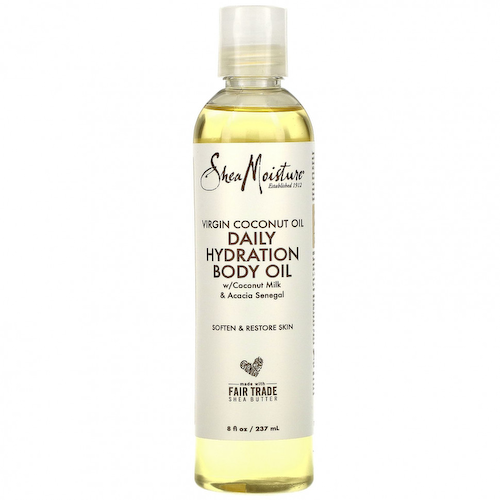 SheaMoisture, 100% кокосовое масло первого отжима, масло для тела для ежедневного увлажнения, 8 жидких унций (237 мл) #1