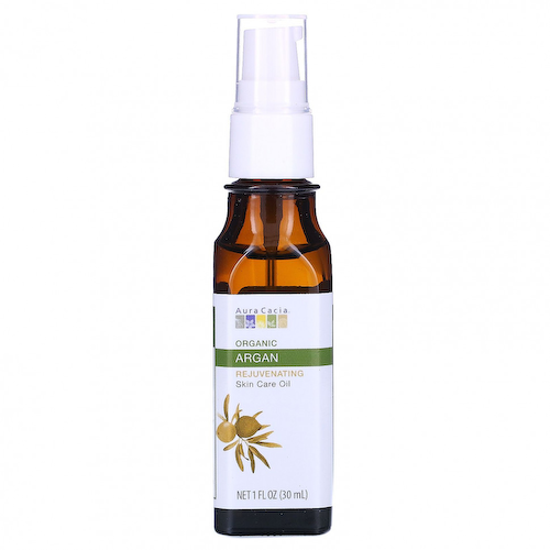 Aura Cacia, Органическое уходовое масло для кожи, омолаживающее, аргана, 1 ж. унц. (30 мл) #1