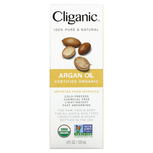 Cliganic, 100% чистое и натуральное аргановое масло, 120 мл (4 жидк. унции) #1