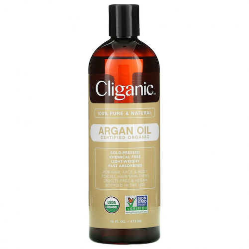 Cliganic, Органическое аргановое масло, 473 мл (16 жидк. Унций) #1