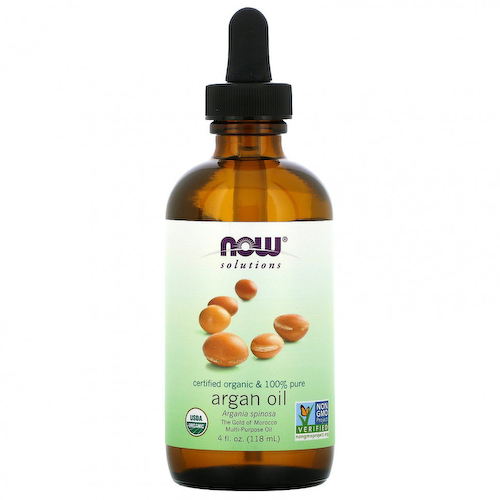 NOW Foods, Solutions, сертифицированное на 100% чистое органическое аргановое масло, 118 мл (4 жидк. унции) #1