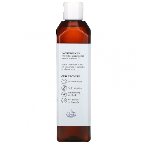 Aura Cacia, Масло для ухода за кожей, виноградные косточки, 16 жидких унций (473 мл) #1