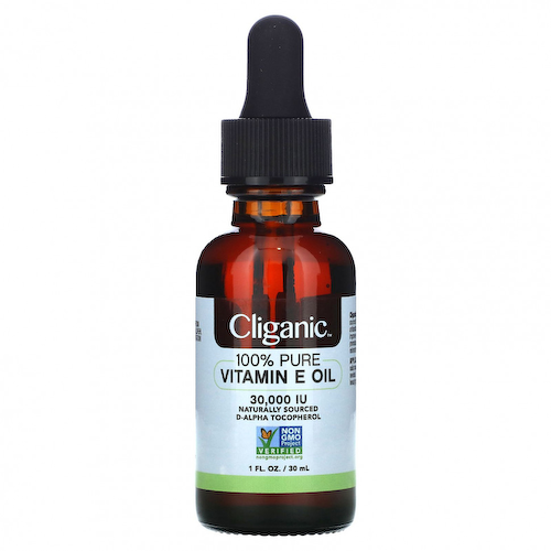 Cliganic, 100% чистое и натуральное масло с витамином Е, 30 000 МЕ, 30 мл (1 жидк. Унция) #1