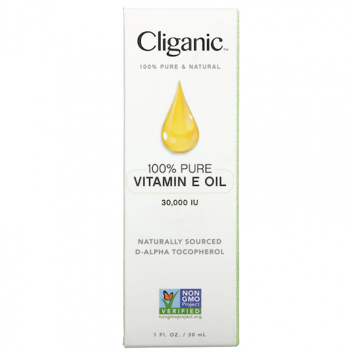 Cliganic, 100% чистое и натуральное масло с витамином Е, 30 000 МЕ, 30 мл (1 жидк. Унция) #1