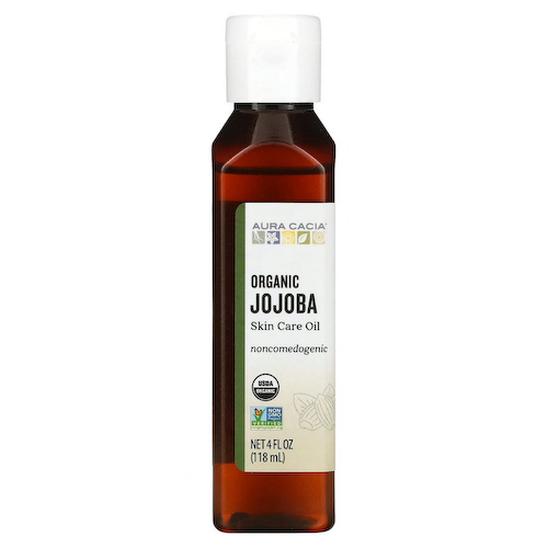 Aura Cacia, Масло жожоба для ухода за кожей, 4 жидких унций ( 118 мл ) #1