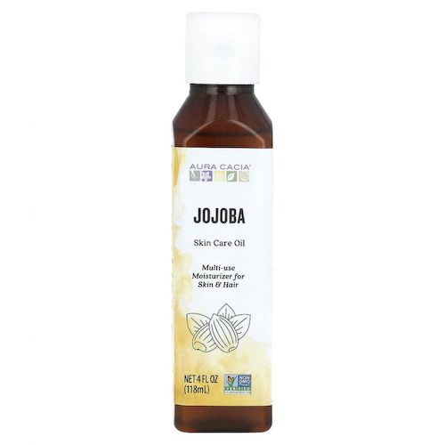 Aura Cacia, Натуральное масло жожобы по уходу за кожей, балансирующее, 4 жидких унции (118 мл) #1