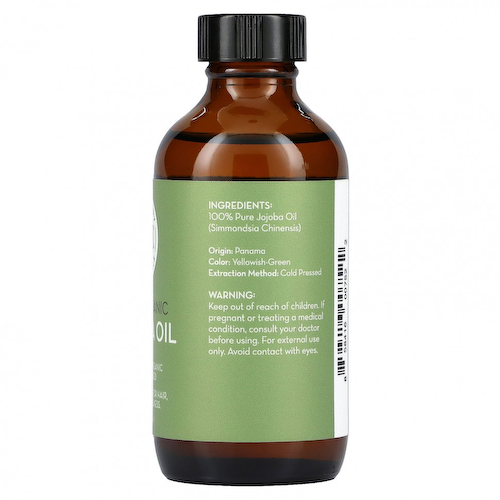 Pure Body Naturals, Чистое органическое масло жожоба, 120 мл (4 жидк. Унции) #1