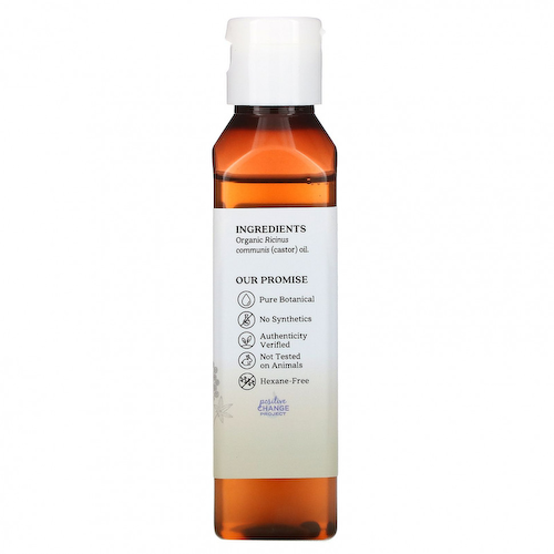 Aura Cacia, Масло для ухода за кожей, органическое касторовое масло, 118 мл (4 жидк. Унции) #1