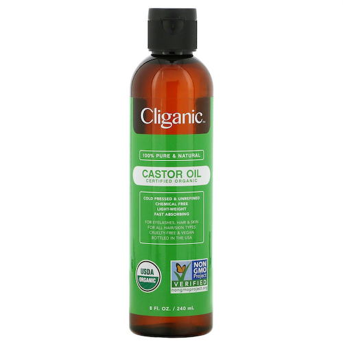 Cliganic, на 100% чистое и натуральное касторовое масло, 240 мл (8 жидк. унций) #1