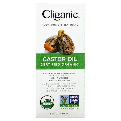 Cliganic, на 100% чистое и натуральное касторовое масло, 240 мл (8 жидк. унций) #1