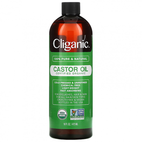 Cliganic, органическое касторовое масло, 473 мл (16 жидк. унций) #1