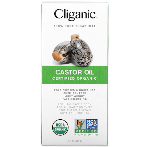 Cliganic, органическое касторовое масло, 473 мл (16 жидк. унций) #1